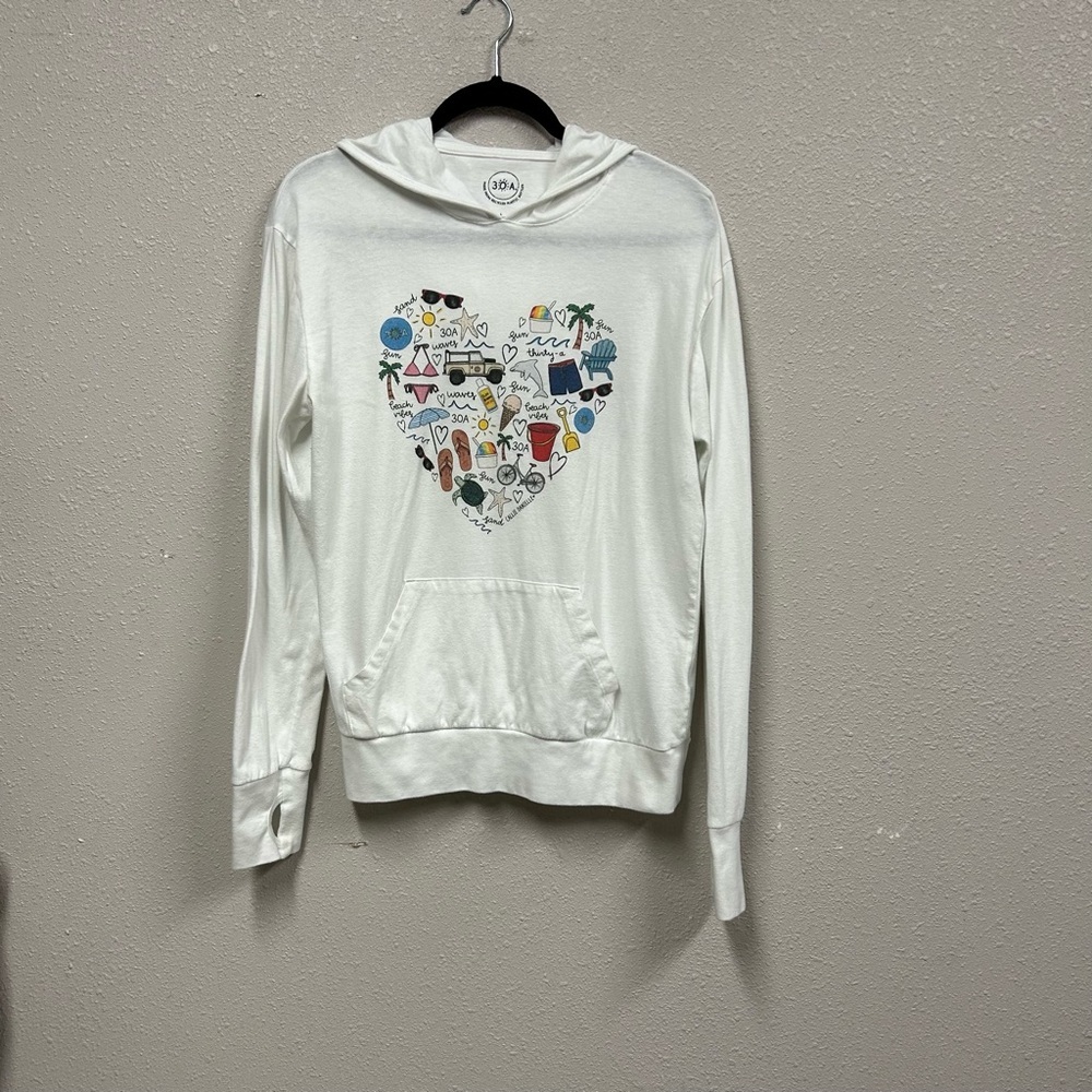 BOA Gear White Graphic Hoodie